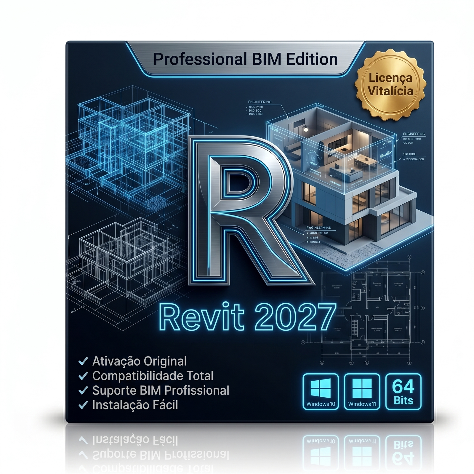 Revit 2027 Completo Original | Vitalício | Windows e Mac