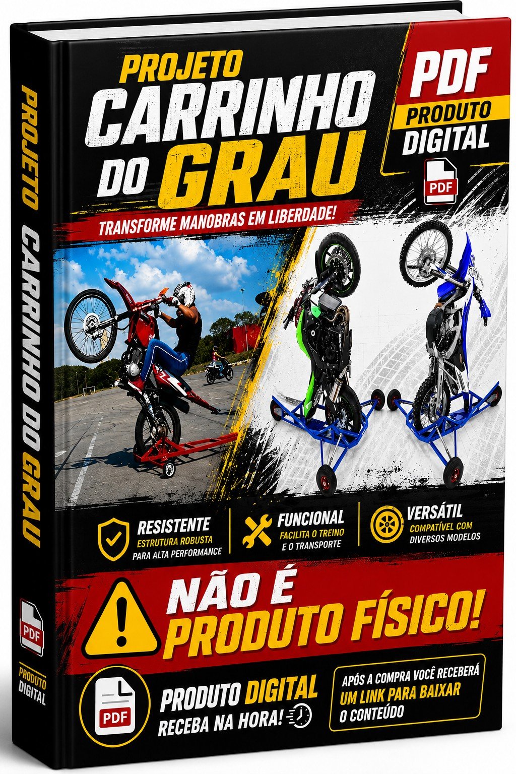 Projeto Aparelho para Empinar Moto Carrinho do Grau