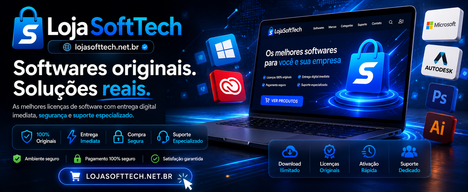Logo de lojasofttech